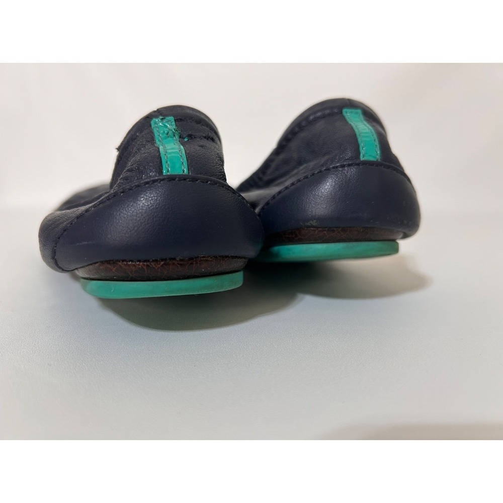 Tieks by Gavrieli Leather Ballet Flats California Navy Blue Shoes Womens Size 8 - Picture 8 of 13